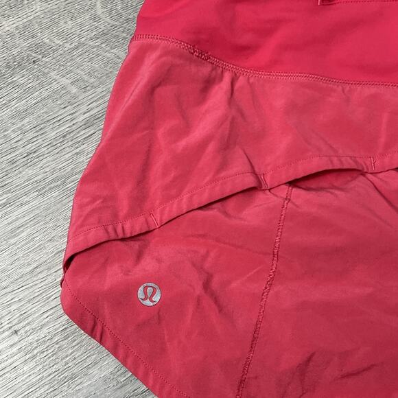 Lululemon Speed Up Short Long *4" Updated Fit Red size 4 heartthorb - Picture 6 of 9